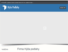 Tablet Screenshot of hyzapodlahy.cz
